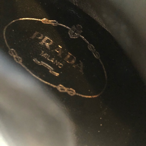 Prada mid calf black suede boots euro size 37.5 - Picture 11 of 11